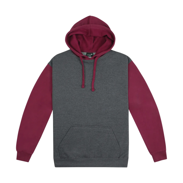 Charcoal/Maroon